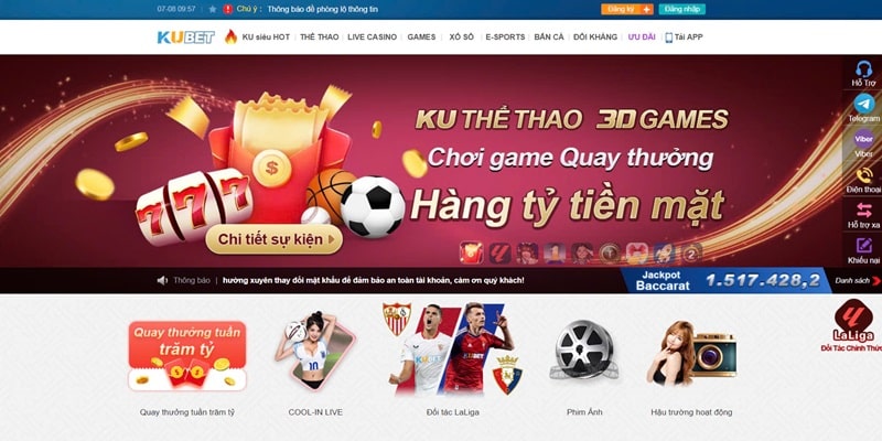 Thể Thao Kubet - Cá cược thể thao hấp dẫn với tỷ lệ cược cao