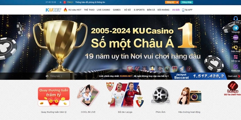 Những trò chơi cá cược có tại Kubet 